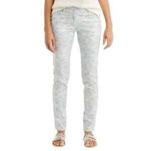J. McLaughlin Maisie Slim Print‎ Pants Snakeskin Ankle Size 0 Subtle Glam Casual
